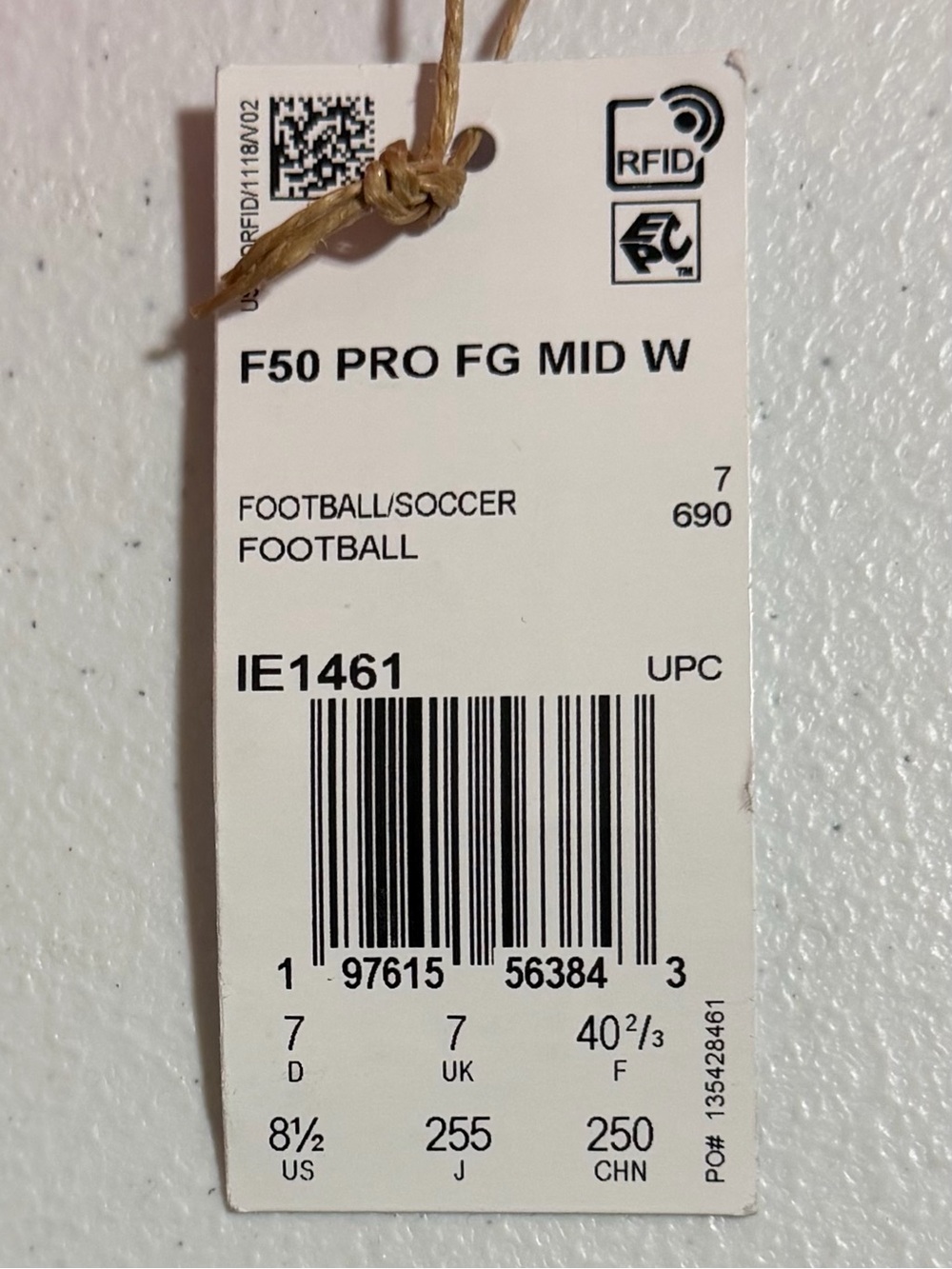 Adidas F50 Pro Firm Ground Mid Women’s Football/Soccer Cleats-Size 8.5 New - Picture 12 of 12